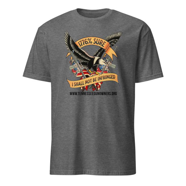 Supersoft – Short-Sleeve – Unisex – Black Text -“I’m 1776% Sure” - Image 2
