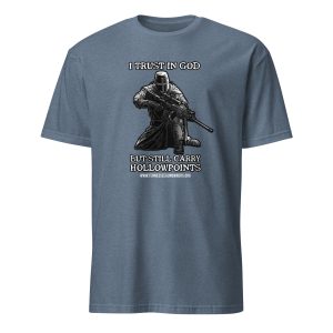 Supersoft – Short-Sleeve – Unisex – White Letters “I Trust In God”