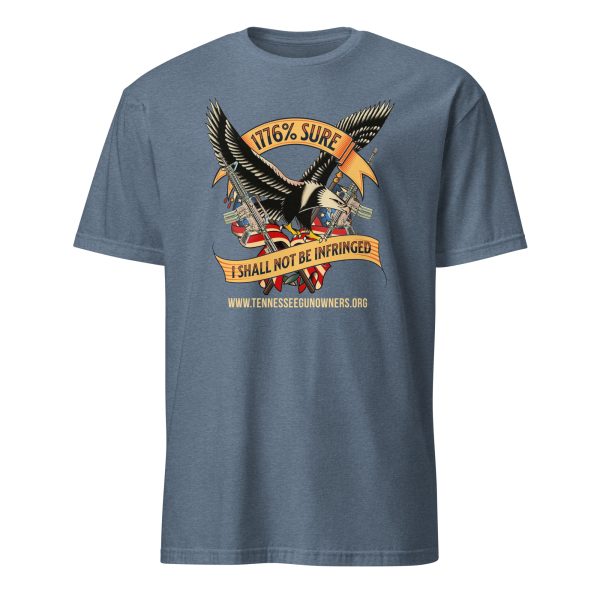 Supersoft – Short-Sleeve – Unisex – Gold Text -“I’m 1776% Sure” - Image 6
