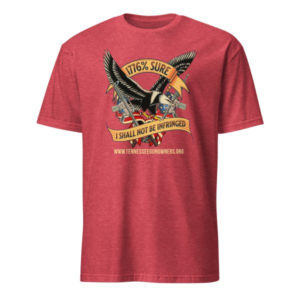 Supersoft – Short-Sleeve – Unisex – Gold Text -“I’m 1776% Sure” - Image 5