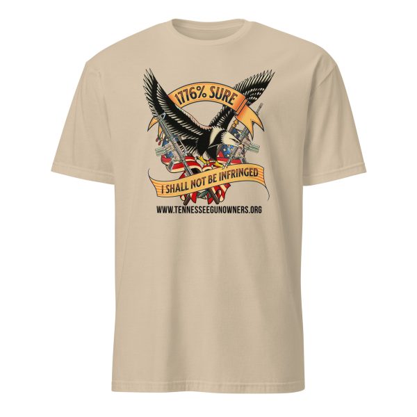 Supersoft – Short-Sleeve – Unisex – Black Text -“I’m 1776% Sure” - Image 6
