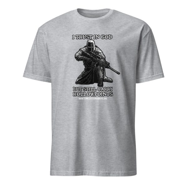 Supersoft – Short-Sleeve – Unisex – White Letters “I Trust In God” - Image 8