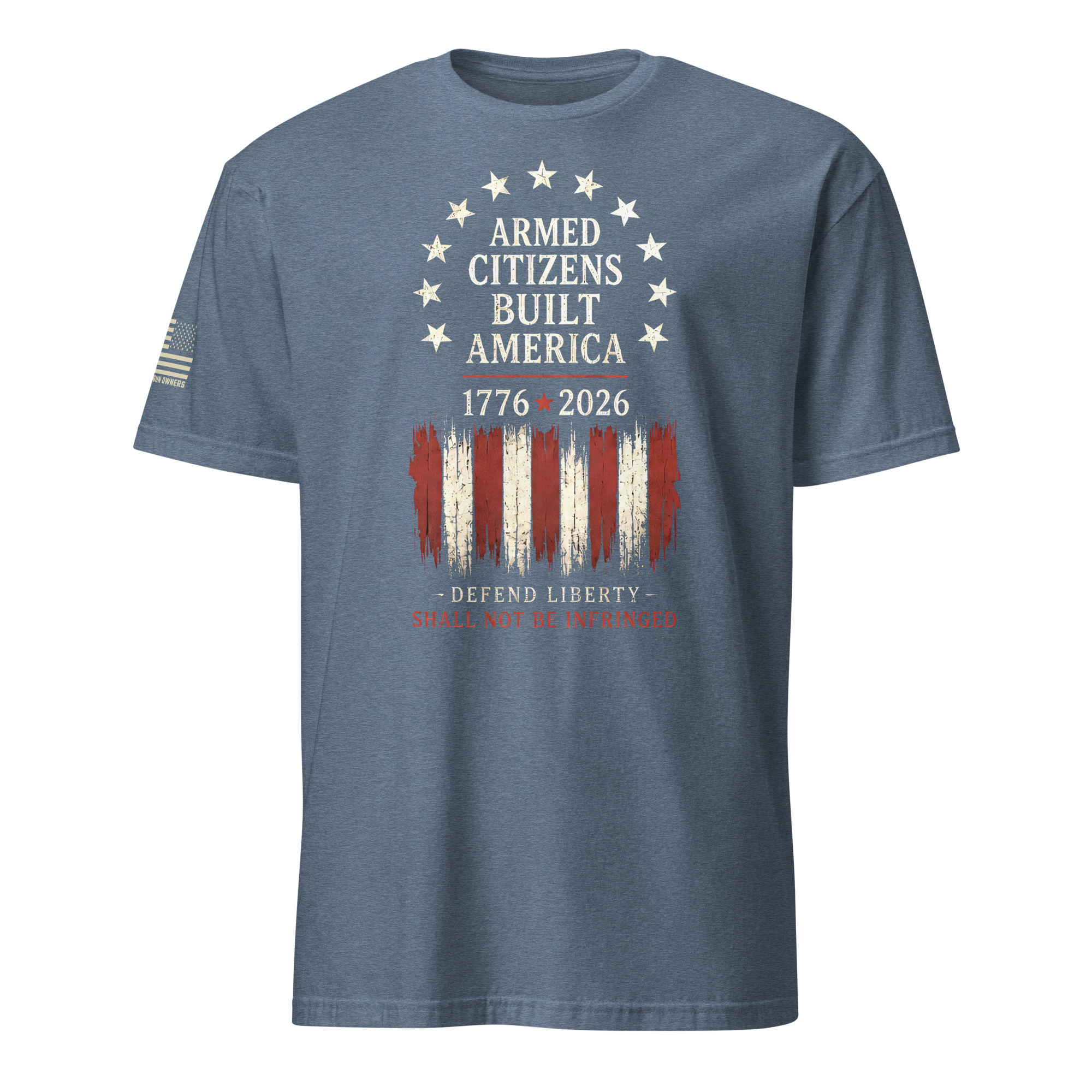 Supersoft – Short Sleeve – Unisex – “Armed Citizens Built America” - Image 11