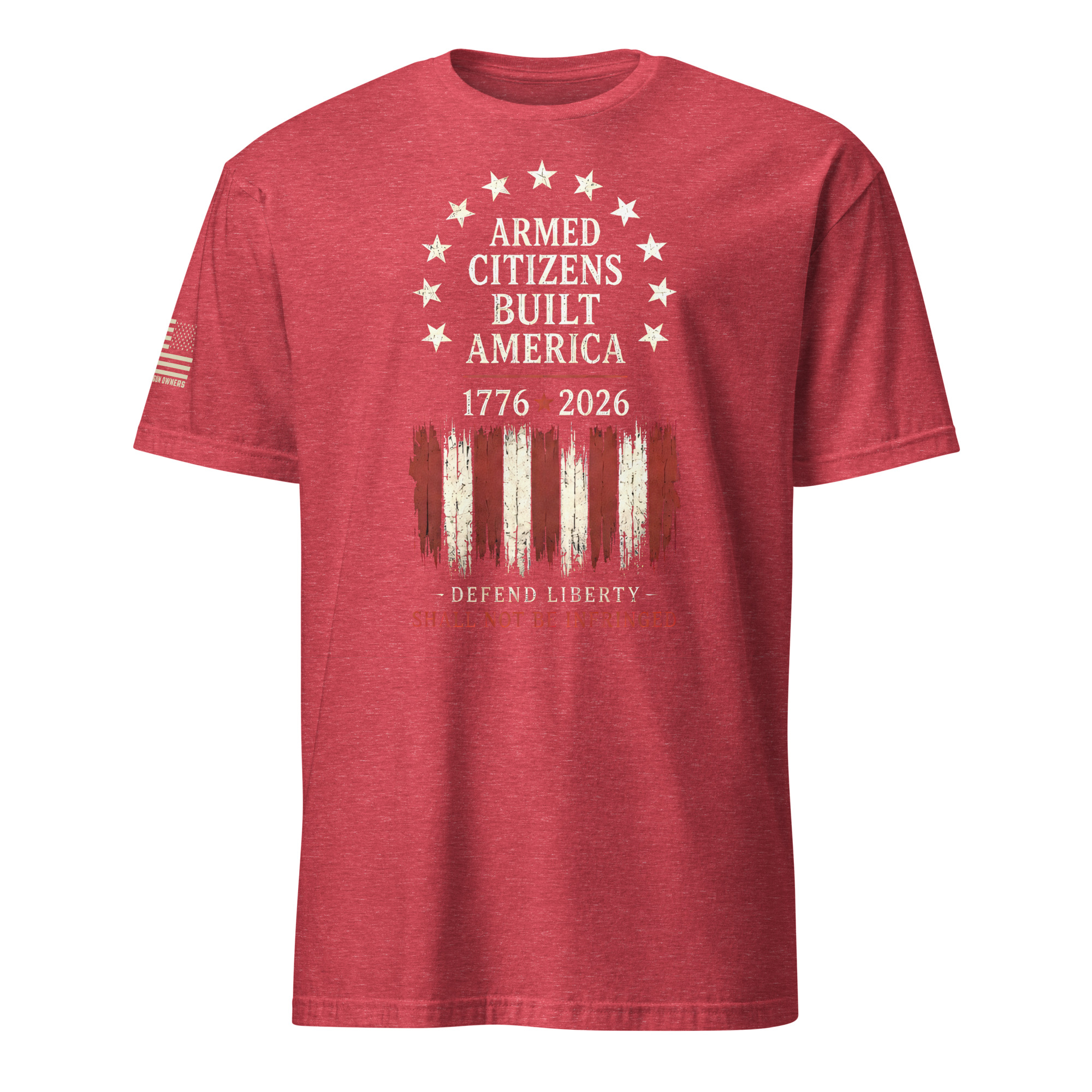 Supersoft – Short Sleeve – Unisex – “Armed Citizens Built America” - Image 9