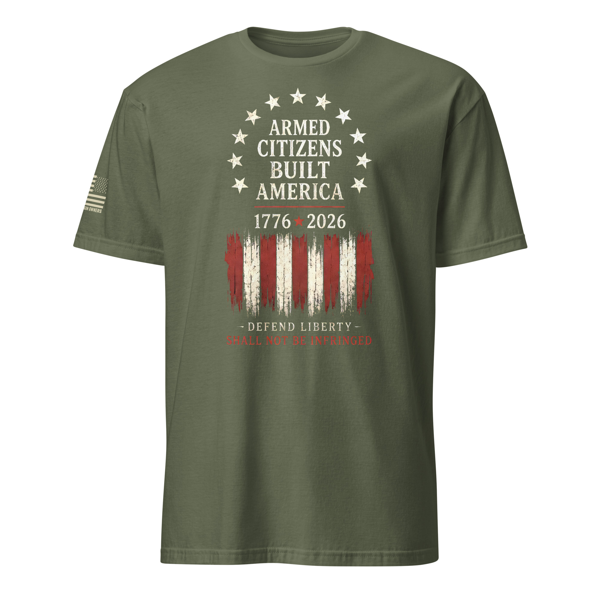 Supersoft – Short Sleeve – Unisex – “Armed Citizens Built America” - Image 7