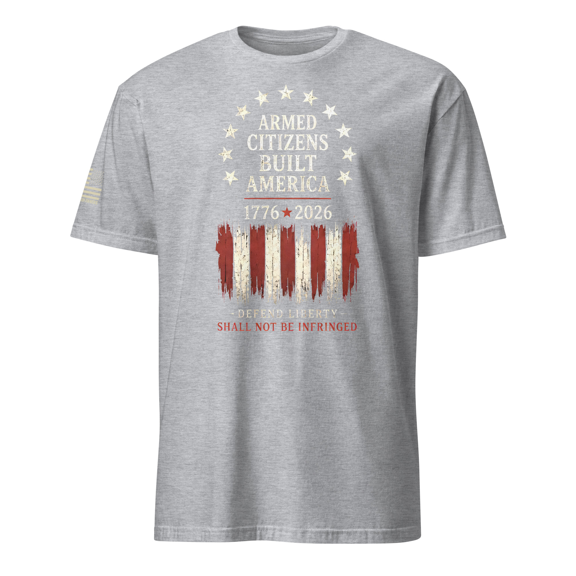 Supersoft – Short Sleeve – Unisex – “Armed Citizens Built America” - Image 15